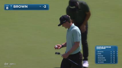 Blades Brown | Round 1 | 8th hole | Shot 2 | 2025 Charles Schwab