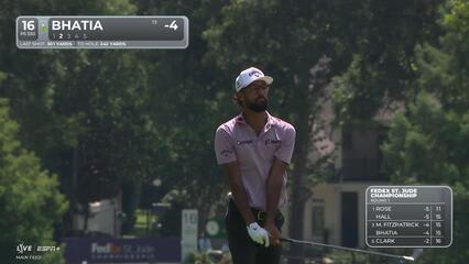 Akshay Bhatia | Round 1 | 16th hole | Shot 2 | 2025 FedEx St. Jude