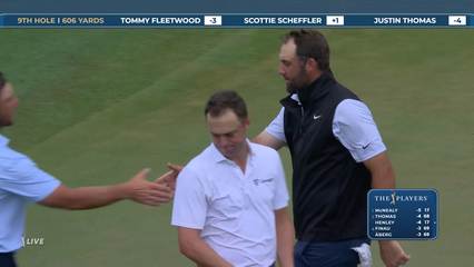 Scottie Scheffler | Round 1 | 9th hole | Shot 4 | 2026 THE PLAYERS