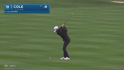 Eric Cole | Round 3 | 18th hole | Shot 3 | 2025 AT&T Pebble Beach