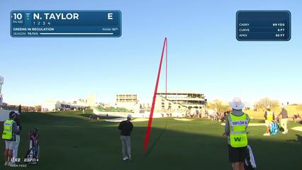 Nick Taylor | Round 1 | 10th hole | Shot 2 | 2025 WM Phoenix Open