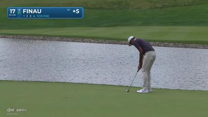 Tony Finau | Round 3 | 17th hole | Shot 5 | 2025 Travelers