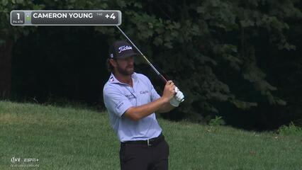 Cameron Young | Round 2 | 1st hole | Shot 2 | 2025 BMW Championship