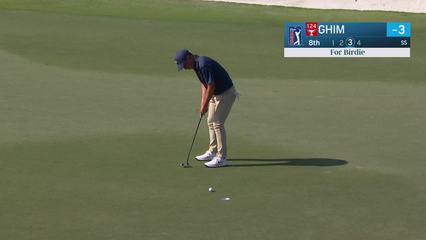 Doug Ghim | Round 1 | 8th hole | Shot 3 | 2025 The RSM Classic