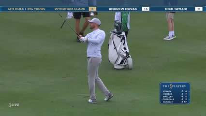 Wyndham Clark | Round 2 | 4th hole | Shot 2 | 2026 THE PLAYERS