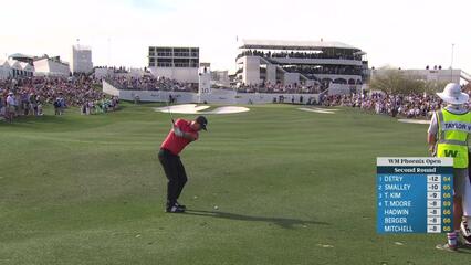 Nick Taylor | Round 2 | 10th hole | Shot 2 | 2025 WM Phoenix Open