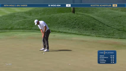 Scottie Scheffler | Round 3 | 10th hole | Shot 4 | 2026 THE PLAYERS