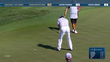 Hideki Matsuyama | Round 1 | 2nd hole | Shot 4 | 2025 THE PLAYERS
