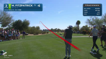 Matt Fitzpatrick | Round 2 | 2nd hole | Shot 1 | 2026 WM Phoenix Open