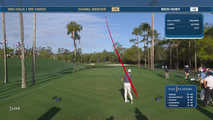 Daniel Berger | Round 3 | 3rd hole | Shot 1 | 2026 THE PLAYERS