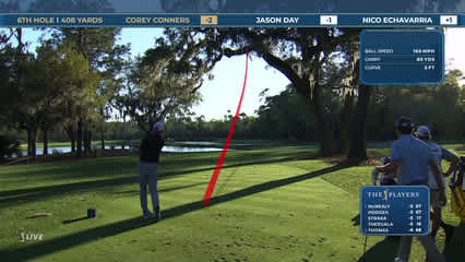 Corey Conners | Round 1 | 6th hole | Shot 1 | 2026 THE PLAYERS