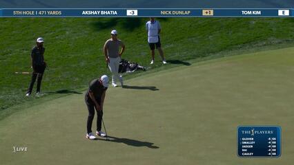 Nick Dunlap | Round 1 | 5th hole | Shot 5 | 2025 THE PLAYERS