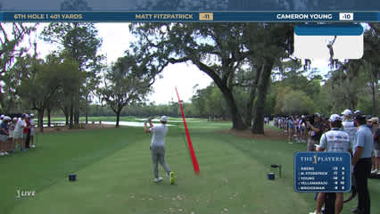 Matt Fitzpatrick | Round 4 | 6th hole | Shot 1 | 2026 THE PLAYERS