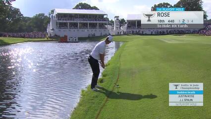 Justin Rose | Playoff | 18th hole | Shot 2 | 2025 FedEx St. Jude