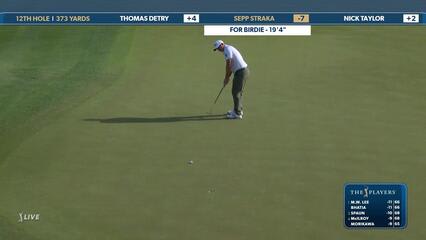 Sepp Straka | Round 2 | 12th hole | Shot 4 | 2025 THE PLAYERS