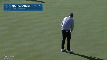 Henrik Norlander | Round 2 | 4th hole | Shot 3 | 2025 The American Express