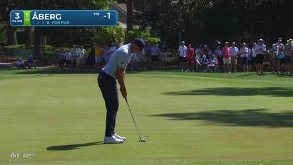 Ludvig Åberg | Round 1 | 3rd hole | Shot 4 | 2026 RBC Heritage