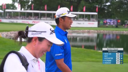 Hideki Matsuyama | Round 1 | 16th hole | Shot 1 | 2025 Rocket Classic