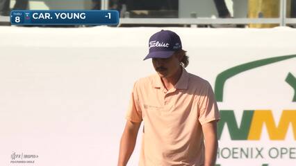 Cameron Young | Round 2 | 4th hole | Shot 3 | 2025 WM Phoenix Open