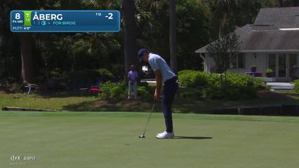 Ludvig Åberg | Round 1 | 8th hole | Shot 3 | 2026 RBC Heritage
