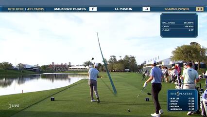 Seamus Power | Round 2 | 18th hole | Shot 1 | 2025 THE PLAYERS