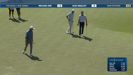 Sam Stevens | Round 2 | 7th hole | Shot 4 | 2025 THE PLAYERS