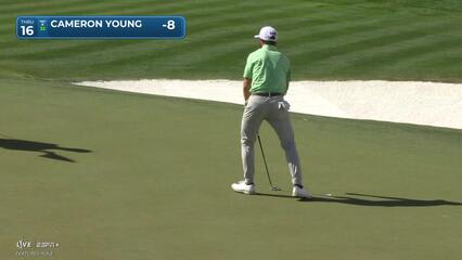 Cameron Young | Round 3 | 16th hole | Shot 3 | 2025 WM Phoenix Open