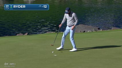 Sam Ryder | Round 3 | 17th hole | Shot 3 | 2025 The American Express