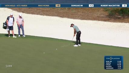 Max Homa | Round 2 | 14th hole | Shot 3 | 2025 THE PLAYERS