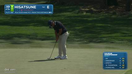Ryo Hisatsune | Round 1 | 17th hole | Shot 4 | 2026 Valspar