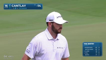 Patrick Cantlay | Round 3 | 16th hole | Shot 4 | 2025 The Sentry