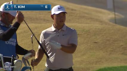 Tom Kim | Round 1 | 2nd hole | Shot 2 | 2025 The American Express