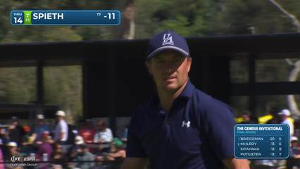 Jordan Spieth | Round 4 | 14th hole | Shot 3 | 2026 The Genesis