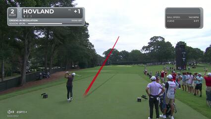 Viktor Hovland | Round 1 | 2nd hole | Shot 1 | 2025 TOUR Championship