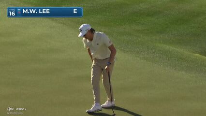 Min Woo Lee | Round 1 | 16th hole | Shot 3 | 2025 WM Phoenix Open