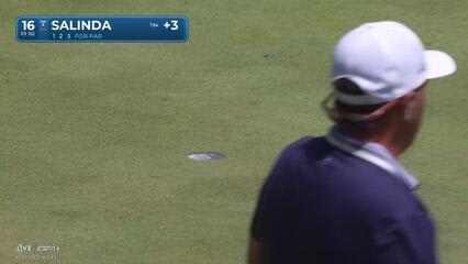 Isaiah Salinda | Round 1 | 16th hole | Shot 3 | 2025 John Deere