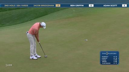Jacob Bridgeman | Round 1 | 2nd hole | Shot 5 | 2026 THE PLAYERS