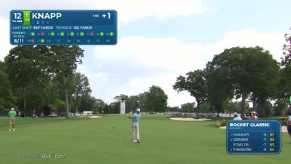 Jake Knapp | Round 1 | 12th hole | Shot 2 | 2026 Rocket Classic