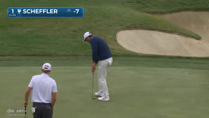 Scottie Scheffler | Round 2 | 1st hole | Shot 5 | 2025 Procore