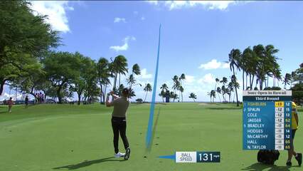 Patrick Fishburn | Round 3 | 13th hole | Shot 2 | 2025 Sony Open