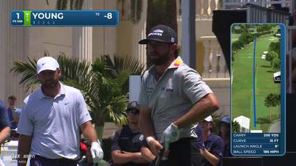 Cameron Young | Round 2 | 1st hole | Shot 1 | 2026 Cadillac