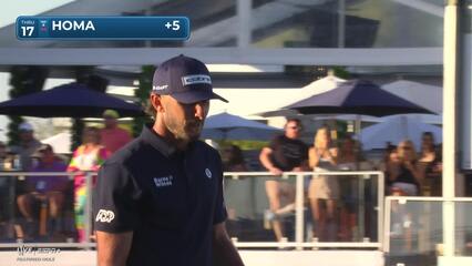 Max Homa | Round 1 | 17th hole | Shot 4 | 2025 WM Phoenix Open