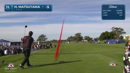 Hideki Matsuyama | Round 1 | 14th hole | Shot 1 | 2025 Farmers