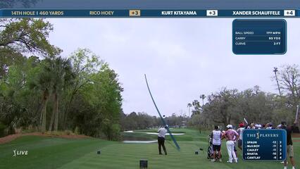 Rico Hoey | Round 4 | 14th hole | Shot 1 | 2025 THE PLAYERS