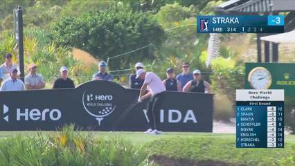 Sepp Straka | Round 1 | 14th hole | Shot 1 | 2025 Hero World Challenge
