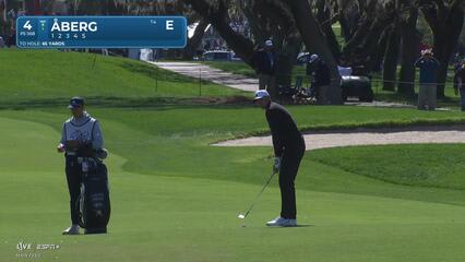 Ludvig Åberg | Round 1 | 4th hole | Shot 3 | 2025 Arnold Palmer