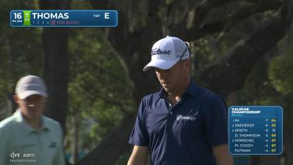 Justin Thomas | Round 1 | 16th hole | Shot 6 | 2026 Valspar