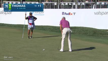 Justin Thomas | Round 2 | 16th hole | Shot 4 | 2026 Valspar