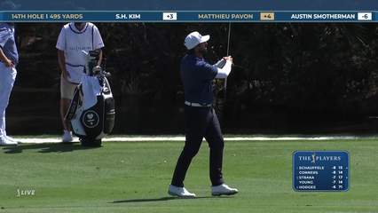 Matthieu Pavon | Round 2 | 14th hole | Shot 2 | 2026 THE PLAYERS