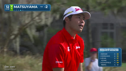 Hideki Matsuyama | Round 1 | 12th hole | Shot 5 | 2026 Arnold Palmer